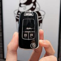 Naujas TPU Automobilio Raktų Dėklas Dangtelis Korpusas Buick, Chevrolet Cruze, Aveo, Trax, Opel Astra, Corsa, Meriva, Zafira, Antara J Priedai juoda
