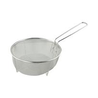 Handy Round Deep Fry Basket with Stainless Steel Wire and Removable Handle 23*23cm