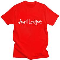 Avril Lavigne T-shirt Short Sleeve Gothic Cotton Tee-shirt Funko Pop Hip Hop Retro Tshirt Sudaderas High Quality Casual Clothing S