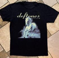 Deftones Band WHITE PONY Vintage Black T-Shirt Unisex T-Shirt S To 5XL Unisex T-Shirt L