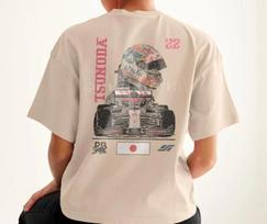 Handmade Yuki Tsunoda Merch – Custom Red Bull Racing Shirt S