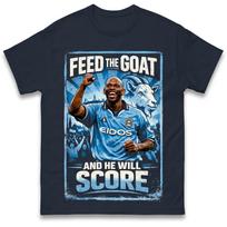 Feed The Goat and He Will Score T Shirt Tshirt Mens Womens Unisex Tops Tees 3XL