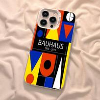 Abstract B-Bauhaus Geometric Art Phone Case For IPhone 16 15 14 13 12 11 17 Pro MAX Plus Pro Matte Shockproof Cover iPhone 13pro max