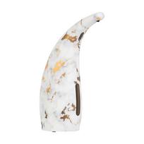 Automatic Soap Dispenser Touchless Hand Sanitizer Liquid Dispenser with Marble Pattern, Waterproof Battery Operated 300ML A