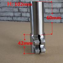 Chooee Bicycle Handlebar Extender Titanium Bike Stem MTB Bike Fork Stem Rise Up Extension Bicycle Parts Accessories 102 122mm 102mm