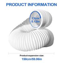 Portable Air Conditioner Hose 15cm 13cm Diameter Anti-Clockwise Thread,Length up to 300mm AC Hose  for Tent RV Window Outdoor 13cm