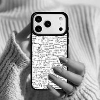 Science Math Physics Formulas Phone Case For Apple iPhone 17 Air 16E 15 14 Plus 13 12 11 Pro Max Mini Funda Cover iPhone 12 Pro Max