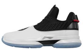 Li Ning WOW 7 Way Of Wade 7 Announcement Abrasion Resistant Breathable Low top Basketball Shoes Men's Black White ABAN079-1 41.5