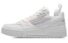 Li Ning 001 BTC Skateboard Shoes Women's Low Top White/Gold AECR002-3 35.5