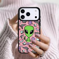Cartoon Alien soft Phone Case For Apple iPhone 17 Air 16E 15 14 Plus 13 12 11 Pro Max Mini Funda Cover iPhone 16e