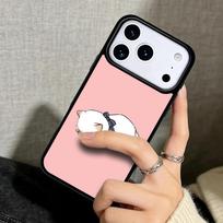 Capa Case for iPhone 17 Air 16 Pro Max 15 Plus 11 13 Mini 14 12 Back Phone Cover Cute Cartoon Chinchilla iPhone Air