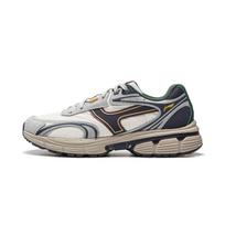 Li Ning Pentium P1000 Cushioning Slip Resistant Abrasion Resistant Rebound Low top Running Shoes Men's White Gray Blue AGCU411-3 39.5