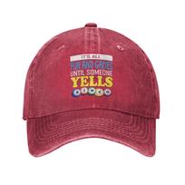 Pure Color Dad Hats Funny Bingo Lover Womens Hat Sun Visor Baseball Caps Bingo Peaked Cap One Size