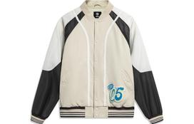 Li Ning Jacket Men's Gravel Gray Obsidian Lime AJMU015-5 XS