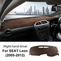 Flannel Dashmat For Seat Leon 2 MK2 2005 2006 2007 2008 2009 2010 2011 2012 Car Summer Sunshade Dashboard Mat Carpet Pad Flannel Material