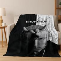Tupac 2pac Rapper Eminem Hip Hop Rap God Art Flannel Blanket,Cozy Soft Throw Blanket for Home Bedroom Bed Sofa Cover Kids Gift 75x90cm