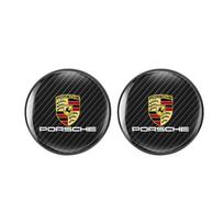 2 vnt. Automobilių emblemos Puodelio griovelio kilimėlis Padėkliukas Odiniai priedai Porsche Cayenne Panamera Macan 911 718 Taycan Boxster Cayman 918