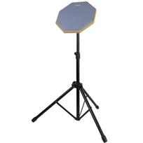 High Quality 8In Drum Practice Pad Silent Drum Pad Double Sided Drum Stand Set Adjustable Stand Carrying Bag Dumb Drum Trainer pilka