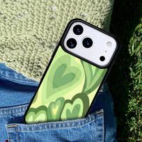 Sage Green Coffee Love Heart Latte Phone Case For iPhone 17 AIR 16 Pro Max 15 14 Pro 11 12 13 Shockproof Silicone Cover iPhone 11 Pro
