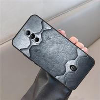 Steel Iron Metal Pattern Case For ZTE Nubia Red Magic 10S 7S 6S 8S 9S Pro 5G 6R For RedMagic 8 9 10 11 Pro Plus Cover Red Magic 6s Pro
