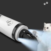 Pet Nail Polisher High Led Light Blood Line Electric Charging Nail Clipper Cat And Dog Manicure Sled Dog Accessories Shop (as the picture,One Size)