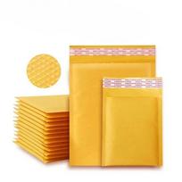 Kraft Paper Bubble Envelopes Bags Different Specifications Mailers Padded Shipping Envelope With Bubble Mailing  Bag10-20PCS/Lot (YELLOW,11*15cm) geltona