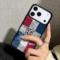 Capa Case for iPhone 17 Air 16 Pro Max 15 Plus 11 13 Mini 14 12 Back Phone Cover Dominican Republic Coat Of Arms iPhone 15 Pro
