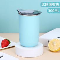 Custom Name Logo 300ml Japanese style minimalist mouthwash cups stainless steel milk coffee mug portable home toothbrush cup no logo