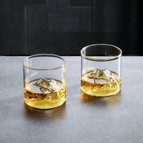 GIANXI Japanese Style Whisky Cup Shallow Transparency Mountain  XO Wine Cup EDO Guanshan Whiskey Glass Creative Personality