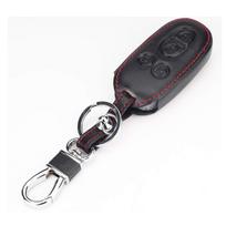 BKY Suzuki Exclusive Leather Smart Key Case Wagon R MR juoda