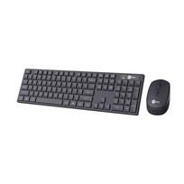 Lenovo Lecoo KM2001 Wireless Keyboard Mouse Combo juoda spalva