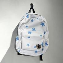 Jojo Steel Ball Run Johnny Cosplay Prop White Nylon Shoulder Bag Student Travel Backpack Unisex Handbag