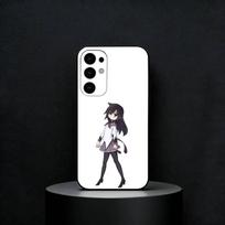Tomoko K-Kuroki WataMote Phone Case For Samsung S25,S24,S23,S22,S21,S20,Ultra,Plus,FE Black Soft Cover Samsung S23ULTRA5G