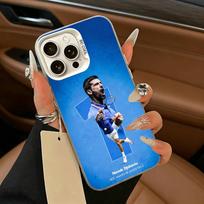 Tennis  GOAT  Novak Djokovic Phone Case For iPhone 17,16,15,14,13,12,11 Plus,Pro Max,XS,white silver phone case iPhone17ProMax