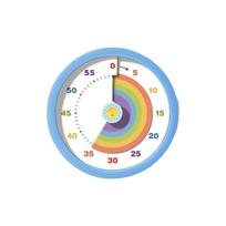 60-Minute Visual Timer Visualization Countdown Reminder Kitchen Cooking  Timer  Reading Room Style 1