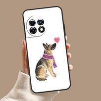 German Shepherd Dog Cartoon Case For OnePlus Nord 5 CE 3 4 Lite N20 N30 OnePlus 15 13 12 11 8 9 10 Pro 10T 13T 13R Cover OnePlus Nord N20