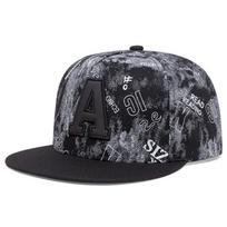 Men's Fashion A Embroidery Hiphop Baseball Cap Snapback Hat Adult Outdoor Casual Sun Casual Unisex Adjustable Cowboy Caps Adjustable pilka spalva