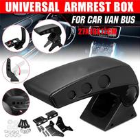 Universal Adjustable Car Van Truck Central Console Armrest Storage Box Arm Rest