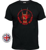 Nightmare On Elm street t shirt Rock You Freddy Krueger tshirt unisex+ladies fit S