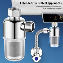 Water Heater Filter Spin Down Sediment Filters Stainless Steel Leak-Proof Multifunctional Hot Water Heater Pre Filter CN