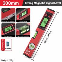 30/40/50cm Elektroninis skaitmeninis ekranas Lygio liniuotė Magnetinis kampų matuoklis Aliuminio lydinio lygis Kampainis Inclinometras 90 laipsnių