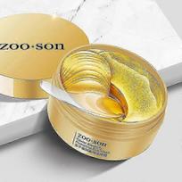 60pcs 24k Gold Crystal Collagen Eye Patch Anti-wrinkle Anti Aging Moisturizing Remove