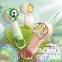 GIVELONG Cartoon Mini Handheld USB Rechargeable Fan