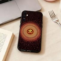 Y-Yoga Aum Om Mandala Elegant   Phone Case Black Silicone Soft For Samsung Galaxy A73,A72,A71,A70,A53,A52,A51 Samsung a31