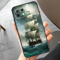 Sailing Pirate Ship Boat Case For Xiaomi 14 Ultra 11T 12T 13T Pro 12 13 Lite POCO F6 Pro M6 X3 X5 X6 M5s F3 F5 Cover Mi 11T (11T Pro)