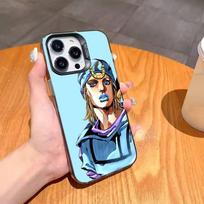 Cool J-Johnny J-Joestar of the J-Jojo-ES  Phone Case For iPhone 17,16,15,14,13,12,11 Plus,Pro Max,XS,Colorful Silver Black Cover iPhone16promax