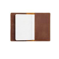 Pen Slot Genuine Leather Notebook Portable Leather Journal Cover  Gift for Men ruda