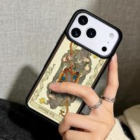 Capa Case for iPhone 17 Air 16 Pro Max 15 Plus 11 13 Mini 14 12 Back Phone Cover Tarot Card The Hermit soft iPhone 16e