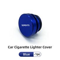 For KIA Aluminum Car Cigarette Lighter Cover Protective Case Auto Accessories Forte Stonic Sorento Spectra Cadenza Sephia Carens