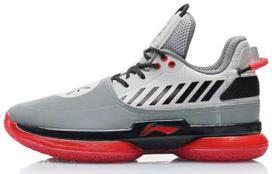 Li Ning WOW 7 Way Of Wade 7 Non slip Lightweight Mid top Basketball Shoes Men's Orange Gray ABAN079-25 44
